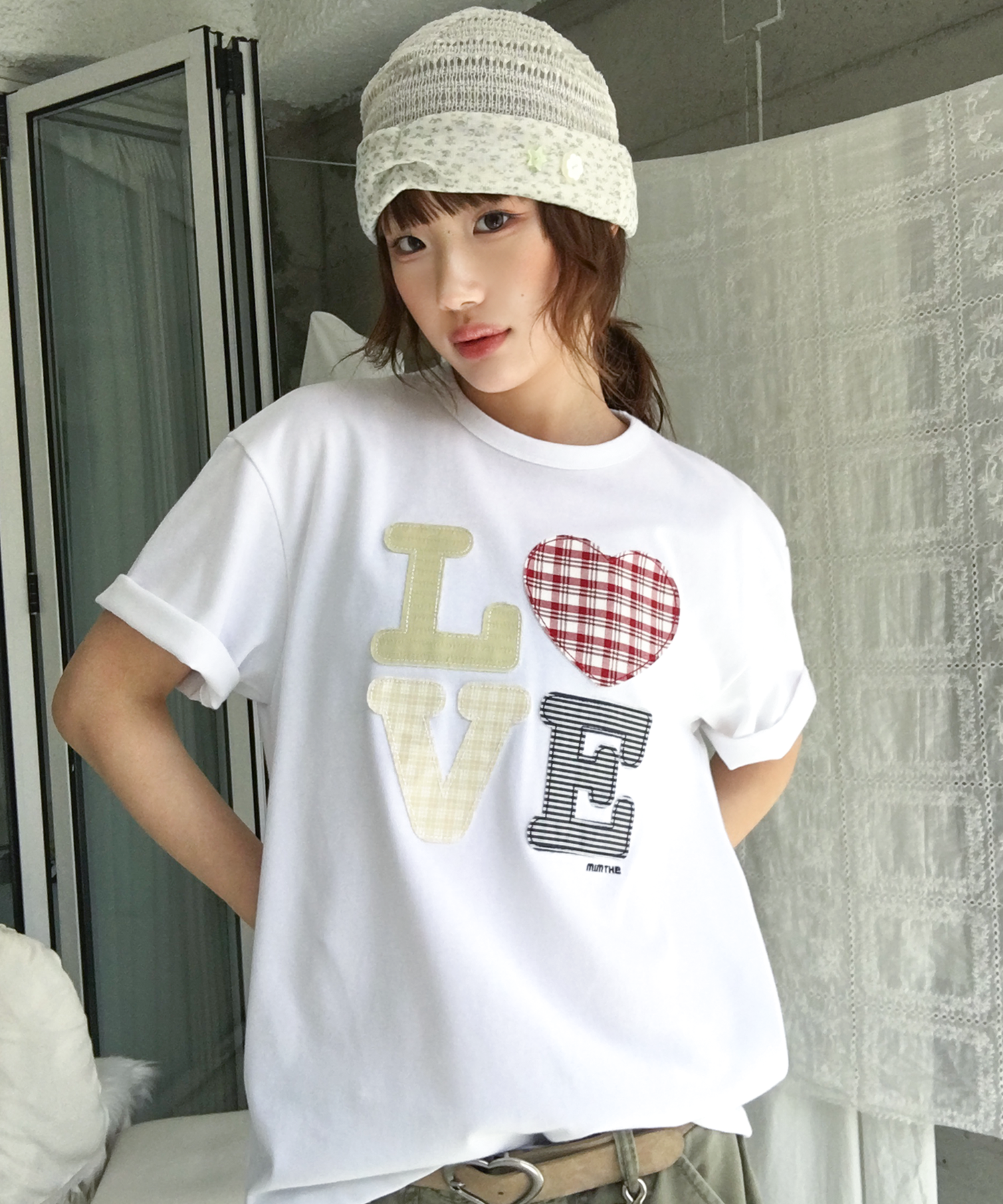 LOVE рубашка белый