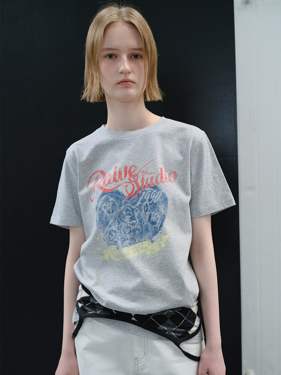 Heart Rose Blur Graphic T-shirts VW6ME435 2color