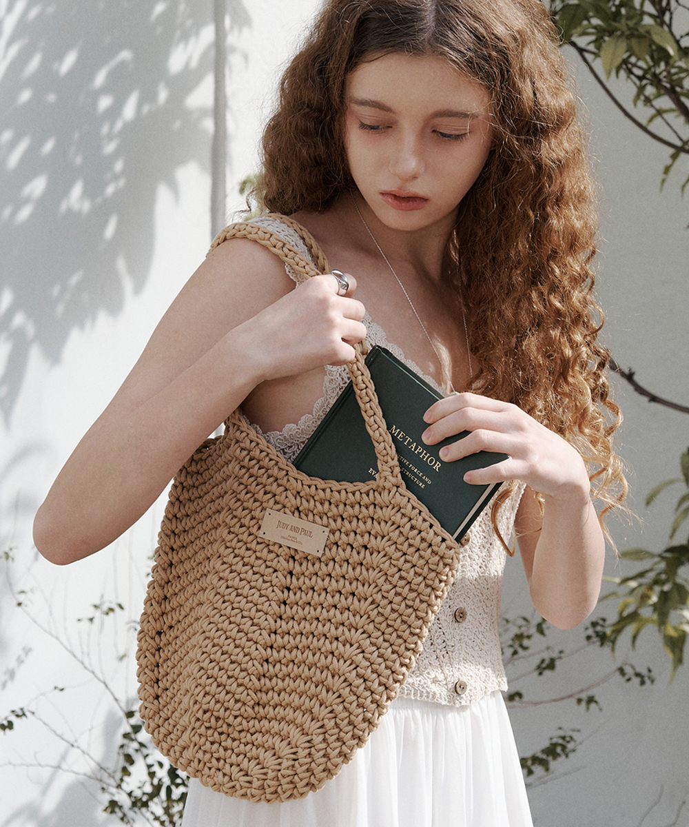 Chunky Weave Knit Bag (2colors)