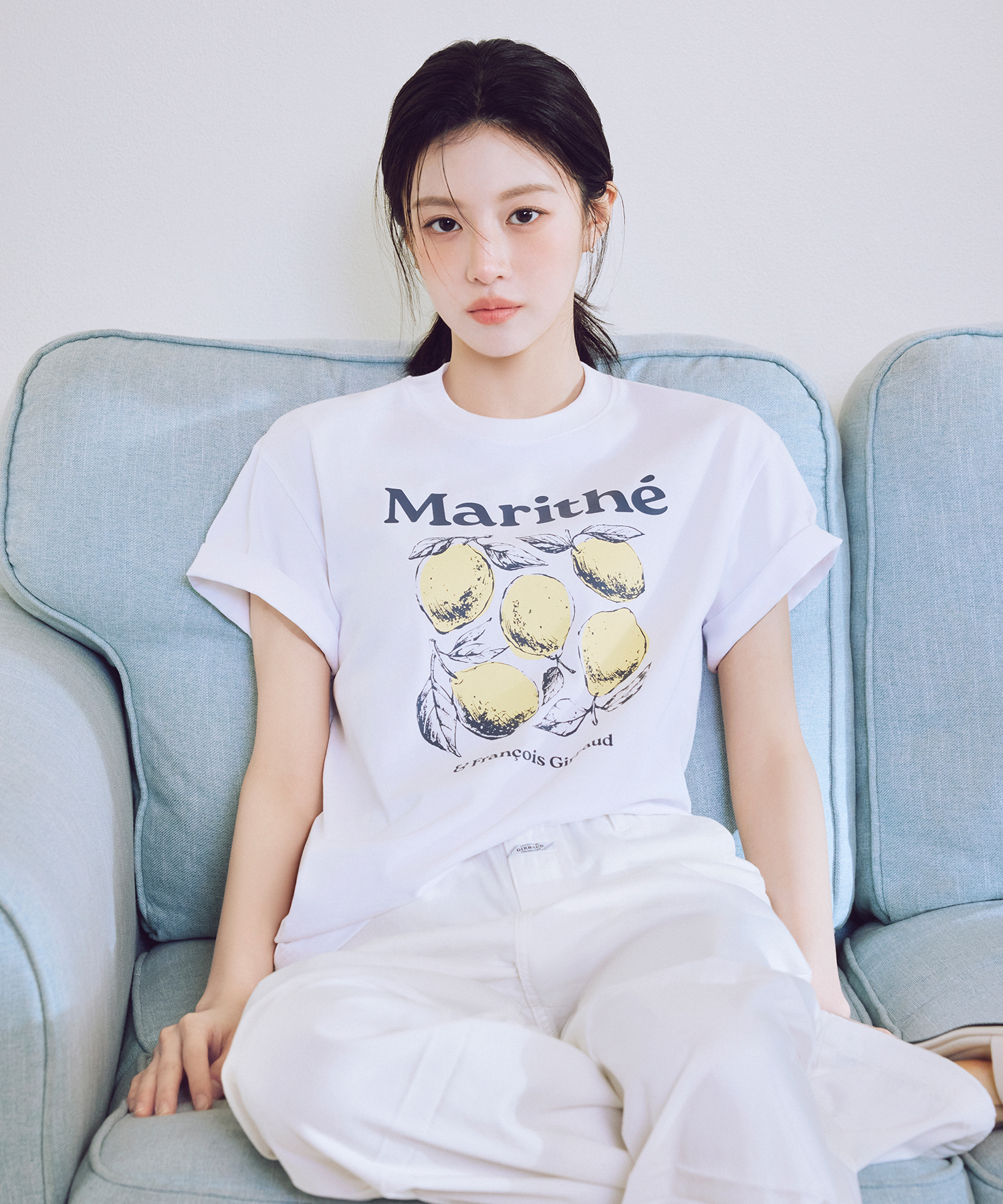 AEROCOOL LEMON GRAPHIC TEE white
