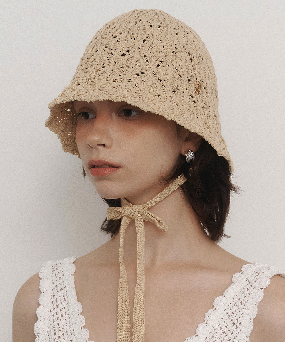 Crochet String Hat (2colors)