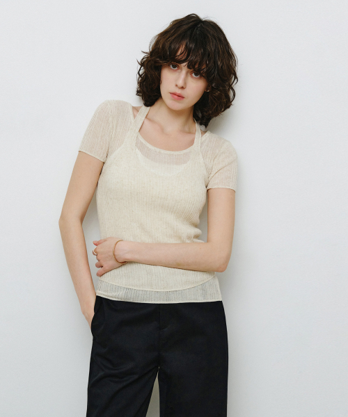 [SET] & трикотаж MDKT129OATMEAL