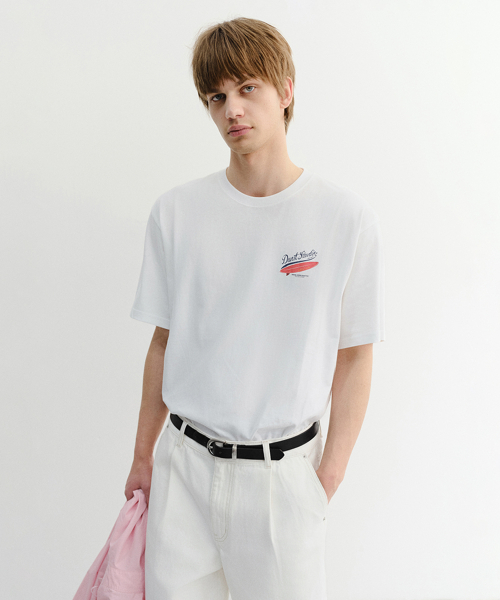SUMMER HOLIDAY SURF BOARD T-SHIRT UNISEX UDTS6B133 OFF WHITE