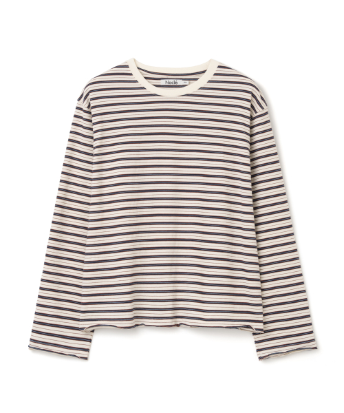 Rob Stripe Long Sleeve Ivory