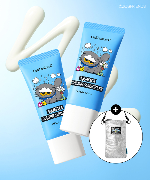 [조앤콜라보] 아쿠아티카 쿨링 썬스크린 35ml+35ml (선글라스 파우치 증정)
