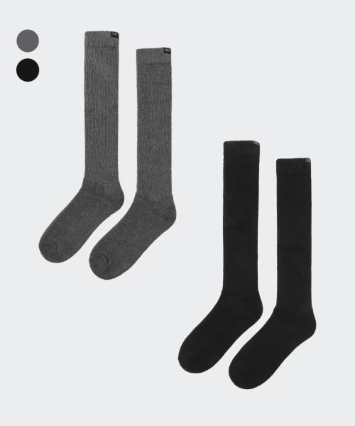 스크런치 크루 삭스 (2color)