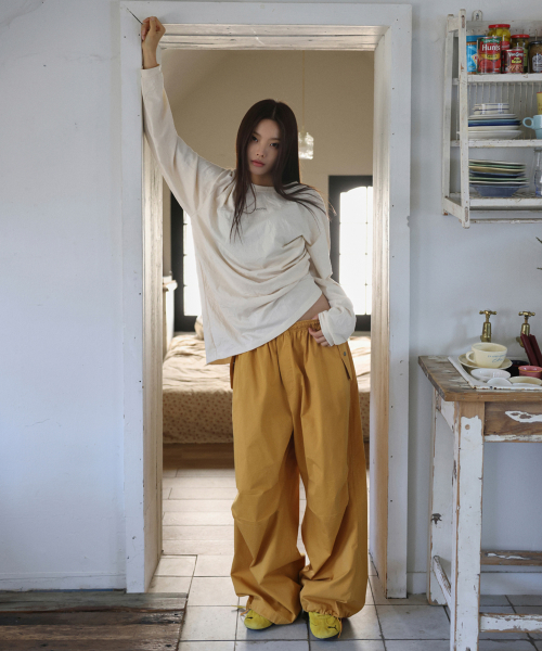 [PLC] grind pintuck washed pants