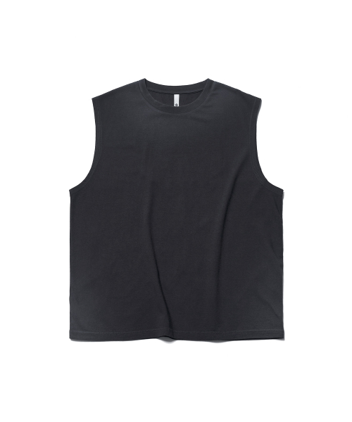 MOMENT SLEEVELESS T-SHIRT (VTG BLACK)