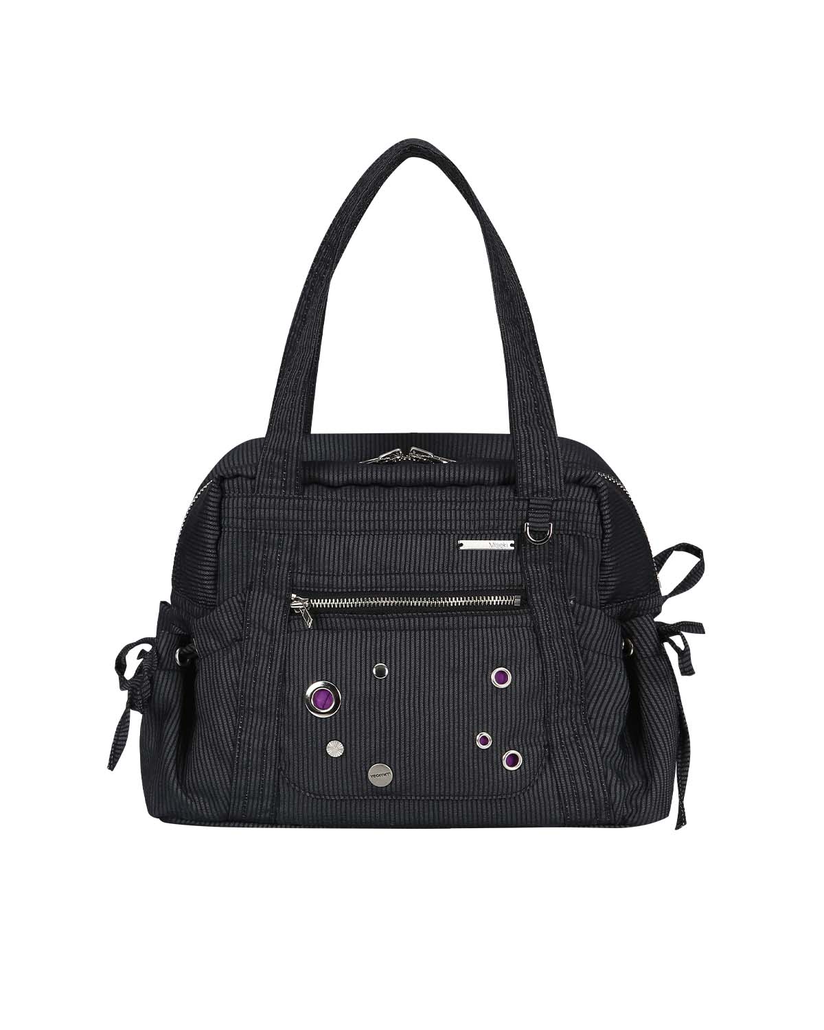 [×Misekiseoul] easy carry bag (navy stripe)