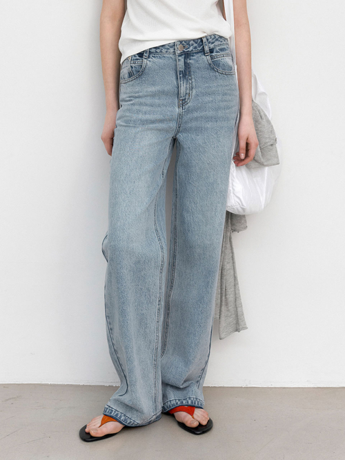 CLASSIC STRAIGHT DENIM PANTS (X-PT-5799)
