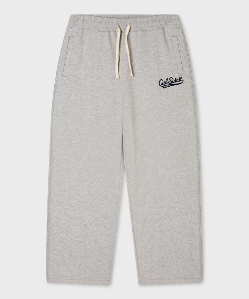 Campus Letter Wide Pants / WHTMG2422U