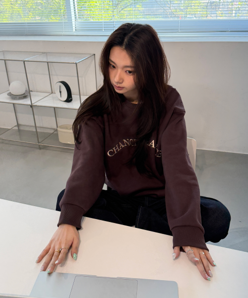 CHANCECHANCE ARCH LOGO SWEATSHIRT(BROWN/с начесом)