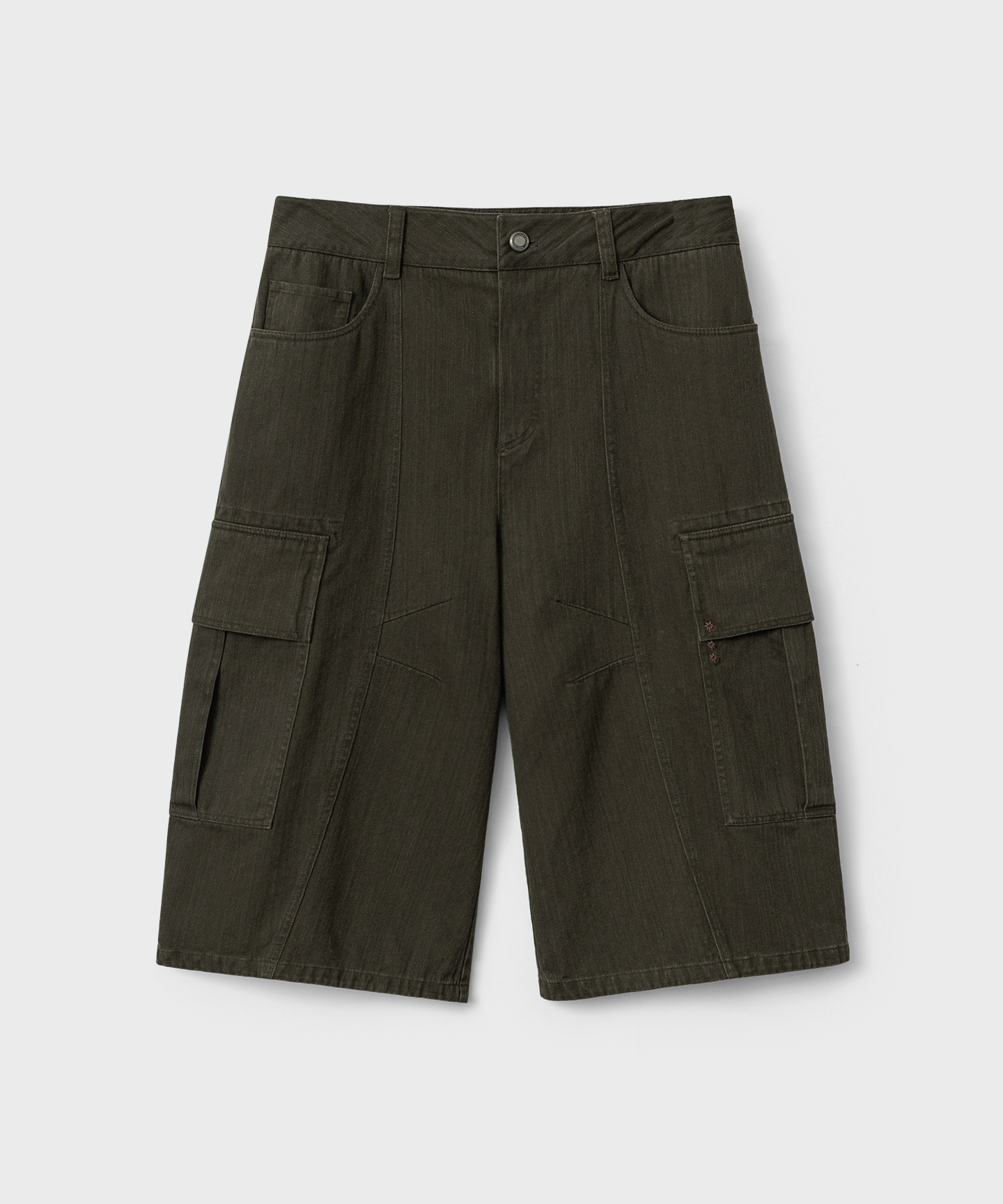 Шорты-бермуды карго DETOUR - WASHED KHAKI