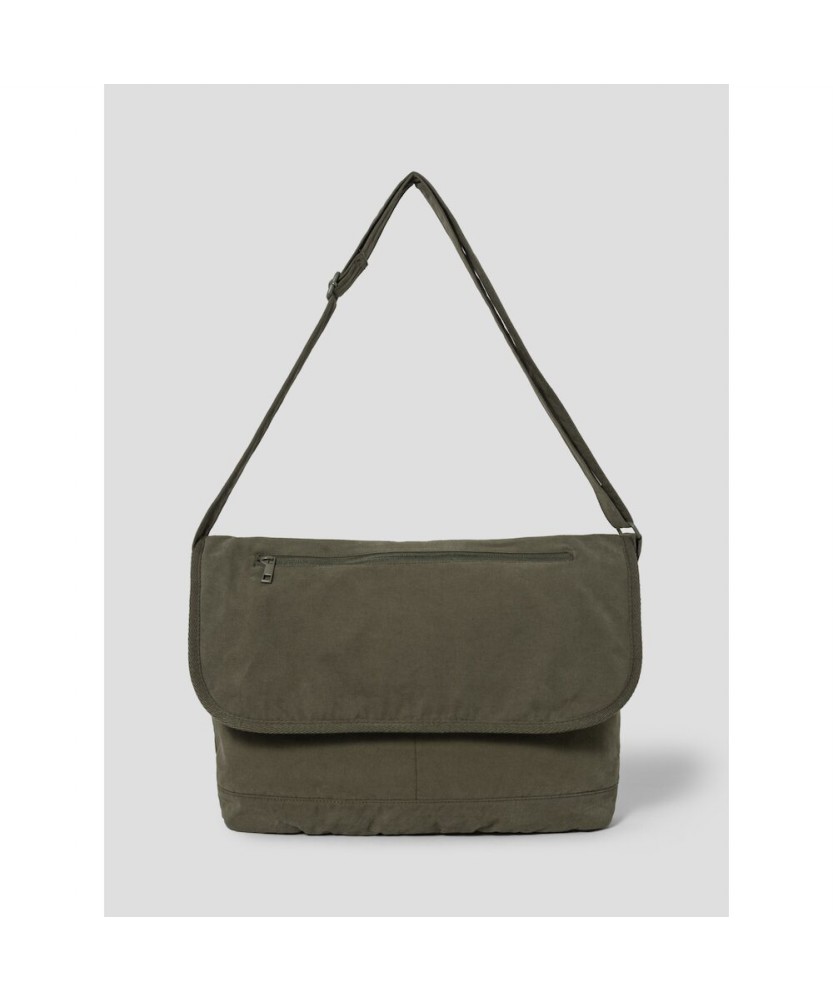 Сумка кросс-боди с молнией и клапаном, Khaki