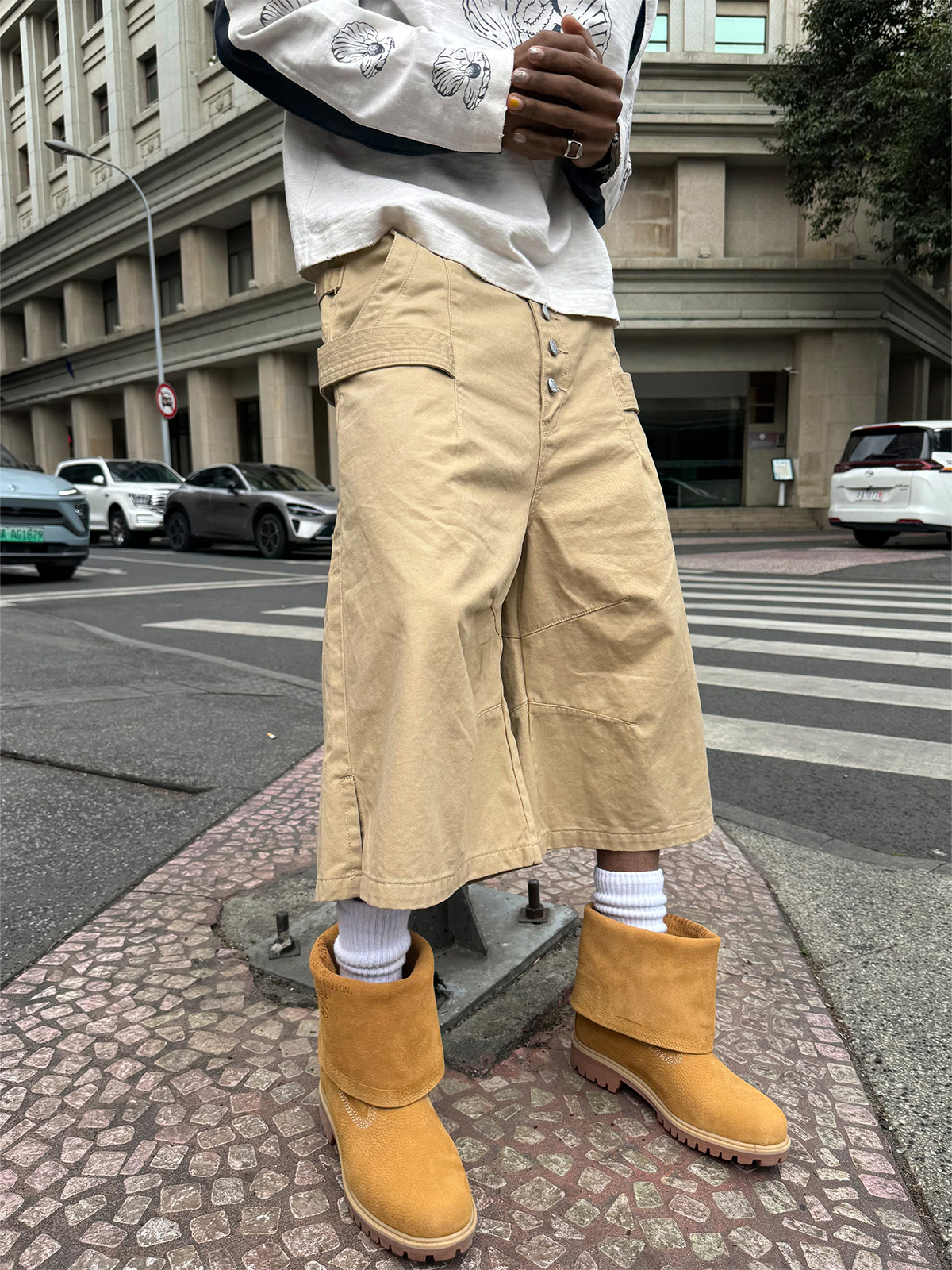 Thursday*Long bermuda work pants