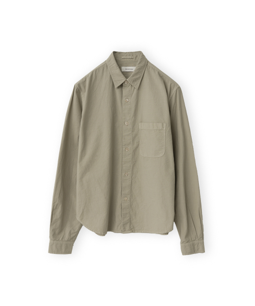Waist Cut Shirt, Beige