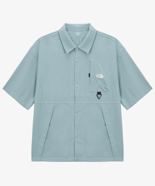 Рубашка с коротким рукавом NH8SS01D Peakhill Grayish Turquoise