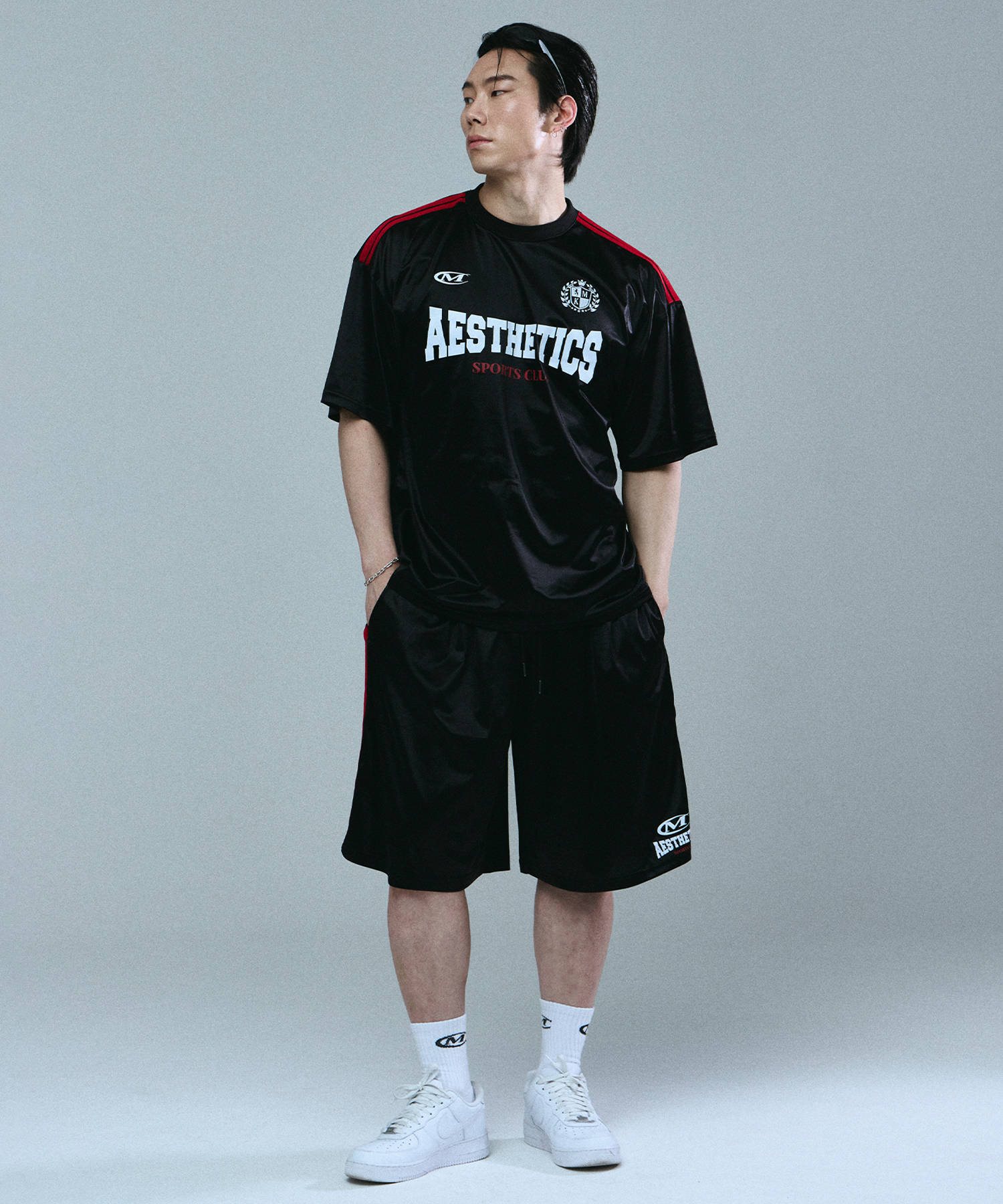 Трикотажный костюм Aesthetic Club (BLACK)