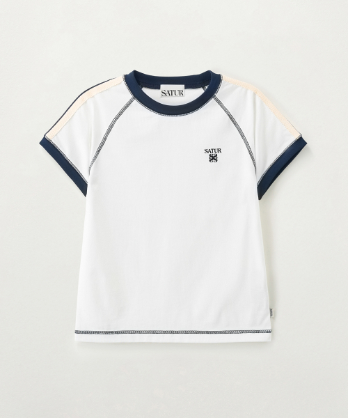 (W) Футболка Loton Stitch Ringer White