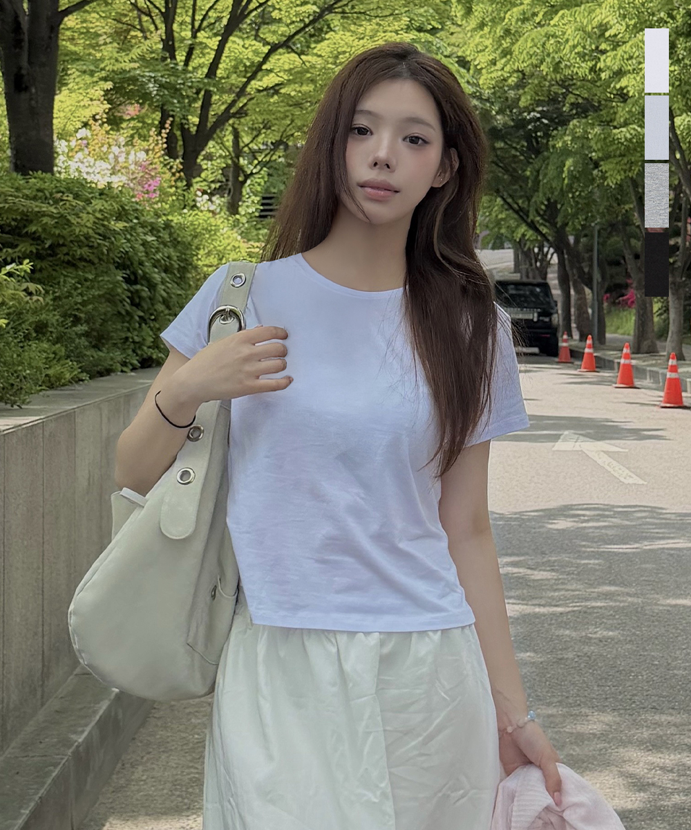 [Atelier Standard] Four Season Modal Cotton Half T-рубашка_4COLOR(WB6TP45)