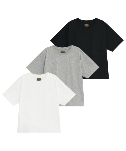 [2PACK] CROP BLANK T-SHIRTS