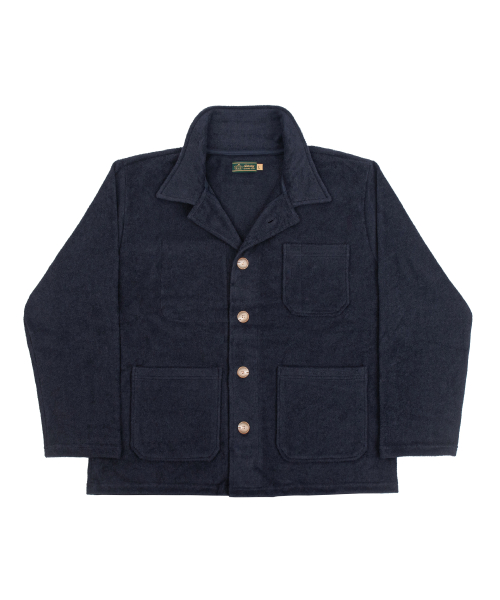 Махровая куртка-рубашка Leisure Double-Face Terry Chore - Dark Navy