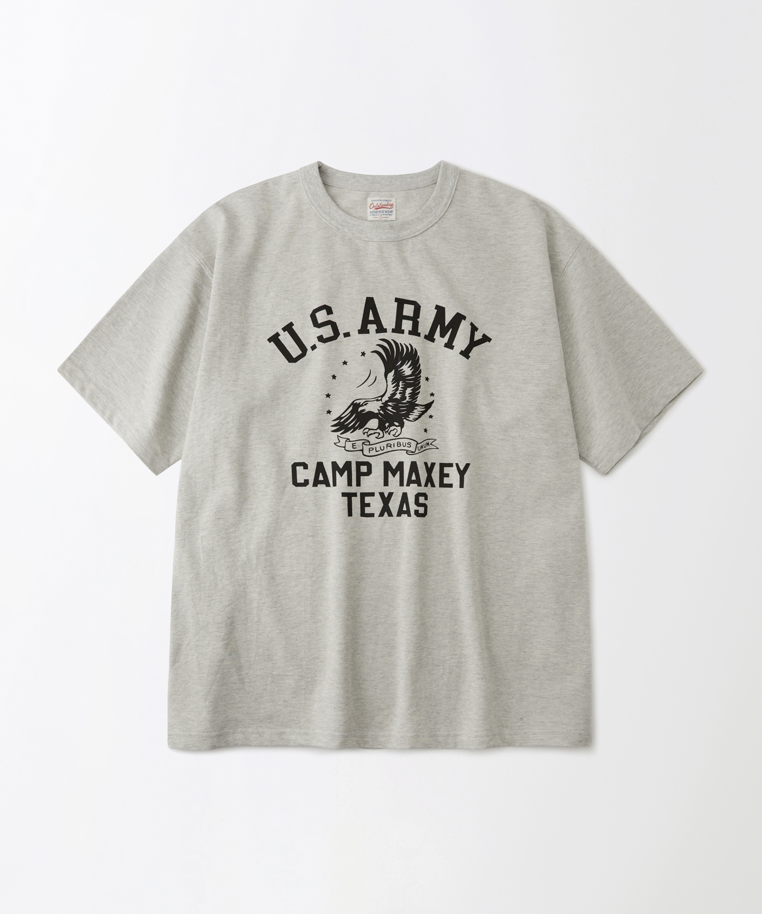 Футболка MIL (CAMP MAXEY) 3% Melange Gray