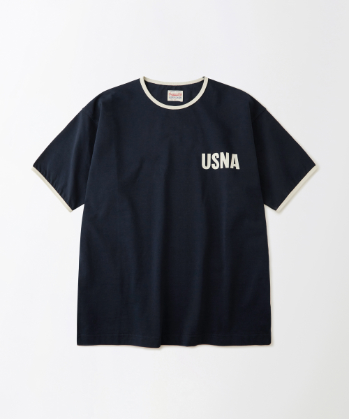 MIL SERIES RINGER TEE(USNA)_NAVY