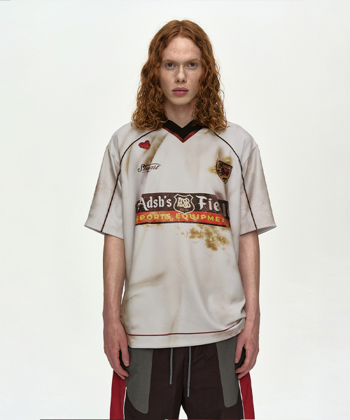 MUSINSA公式 | ADSB ANDERSSON BELL DUST PRINTED FOOTBALL JERSEY T