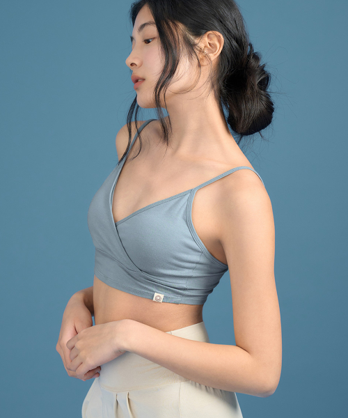 Prana Wrap Bra (Powder синий)