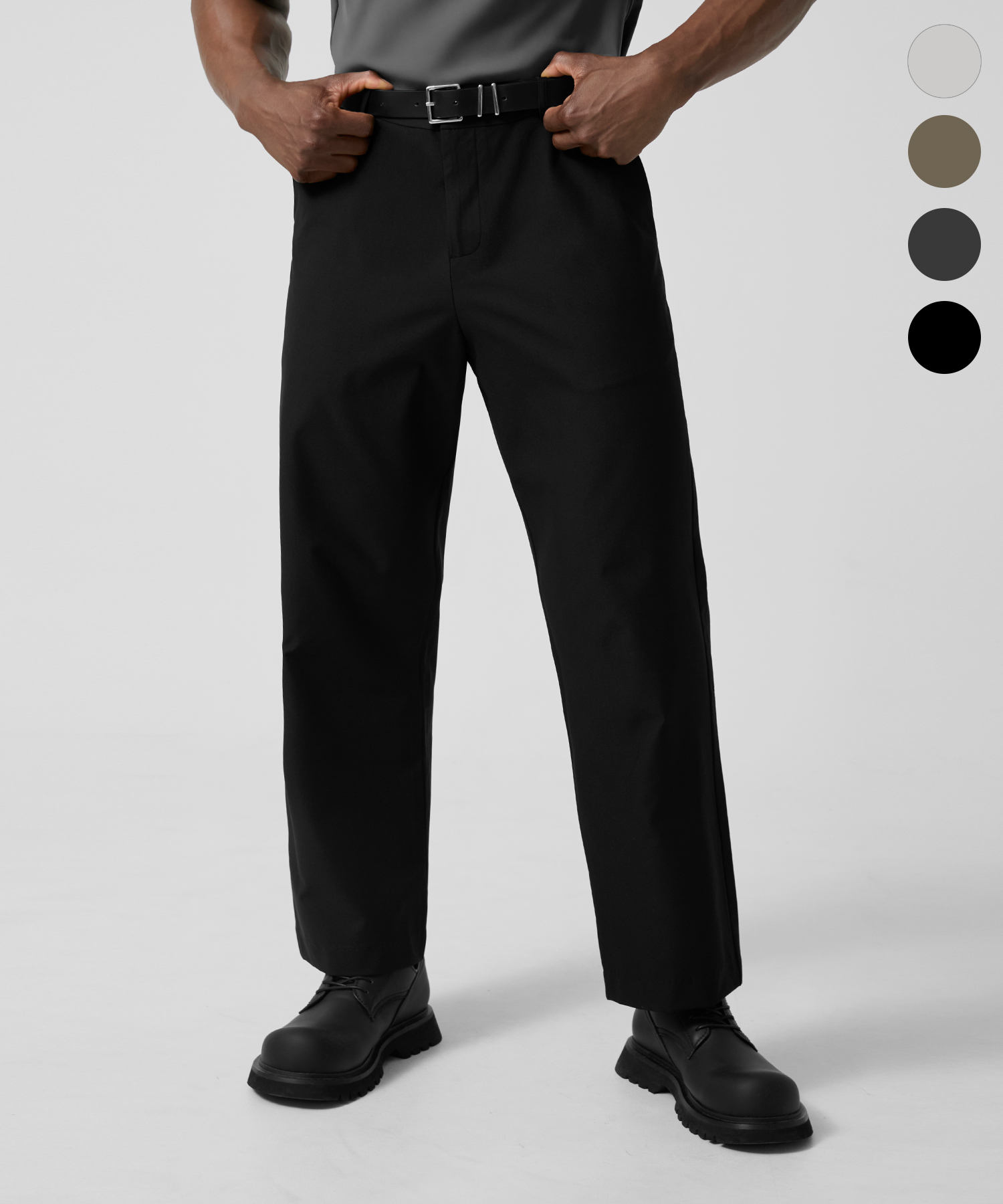 AIR COOL OFFICE BANDING SLACKS_4color