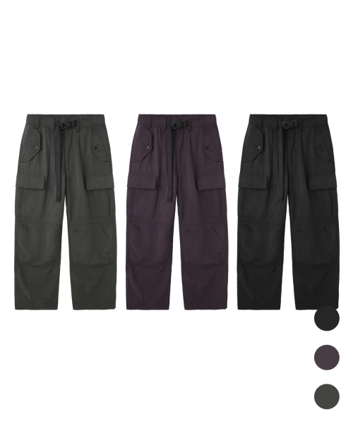 Технологичные карго-брюки из нейлона с ремнем (3 COLOR)