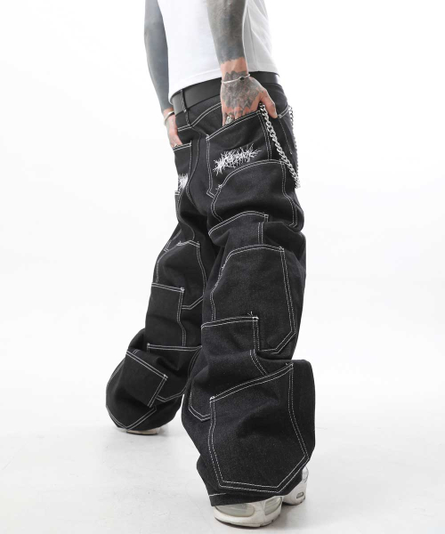 WTP Multi Pocket Curved Denim