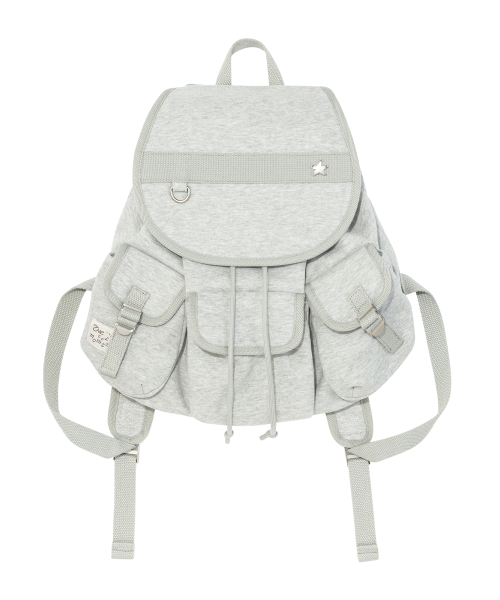 TCM 3 pocket sweat backpack (melange grey)