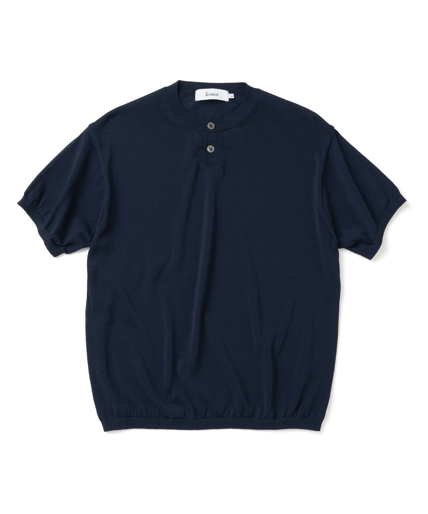 Кроп-трикотаж хенли NAVY