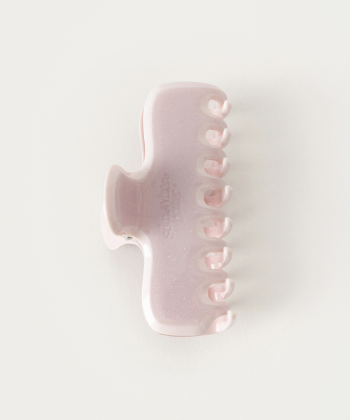 Sparkle Pearl Hair Clip - Light Pink