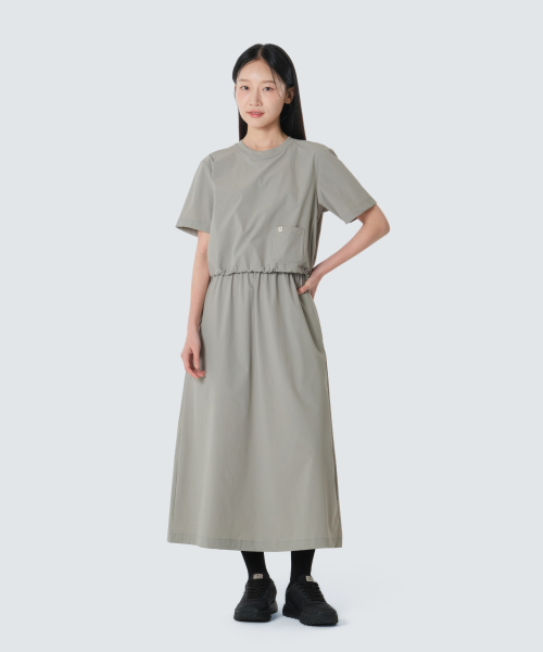 씬테크 베이직 원피스 (S26MWSOP31) Fog Gray