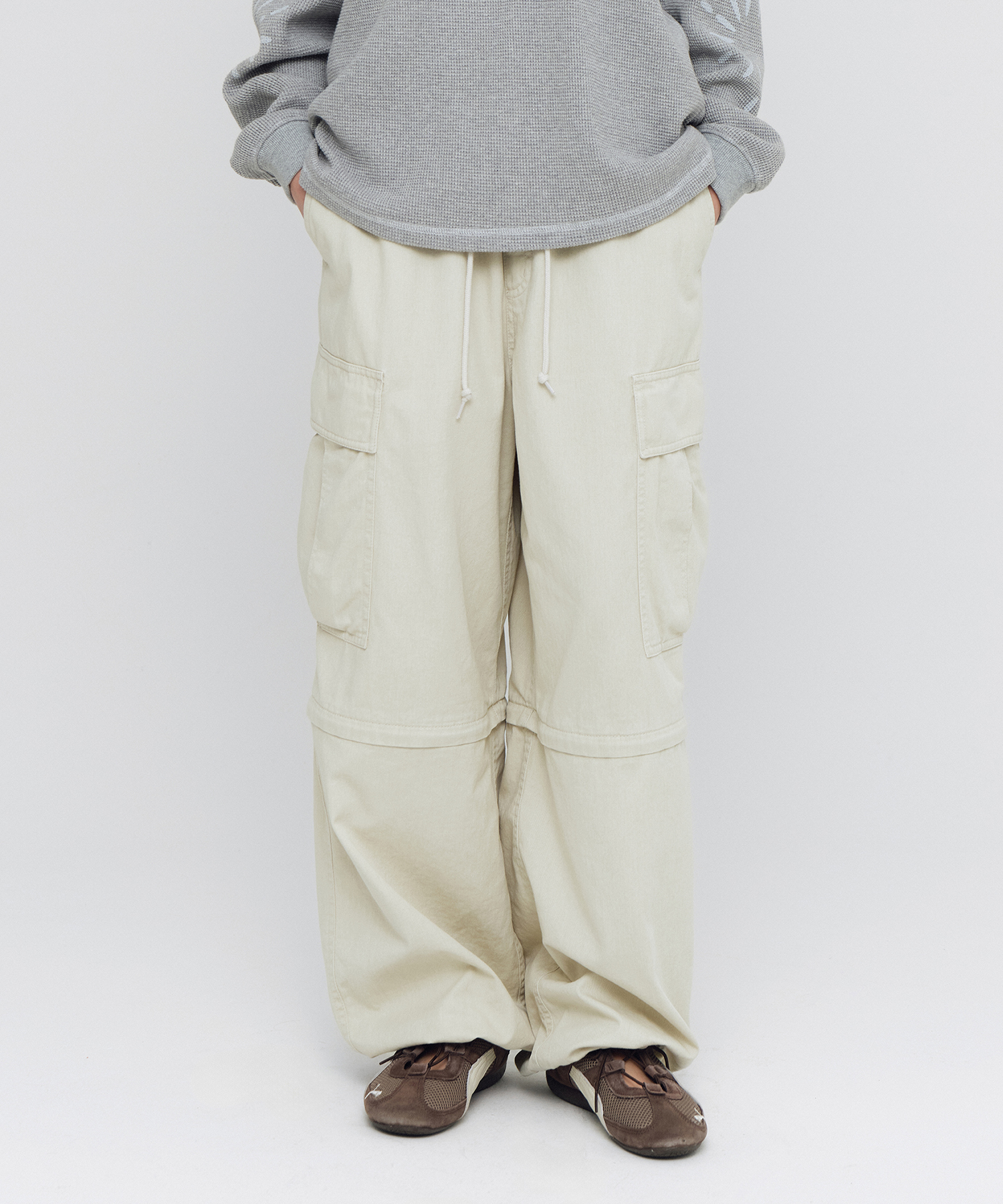 2way Cotton Cargo PT_Cream