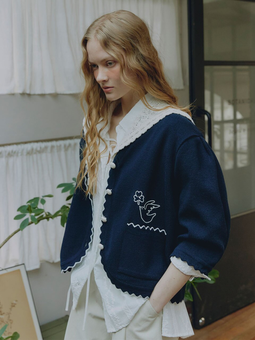 Bird Sailor Cardigan MU2633CD301M