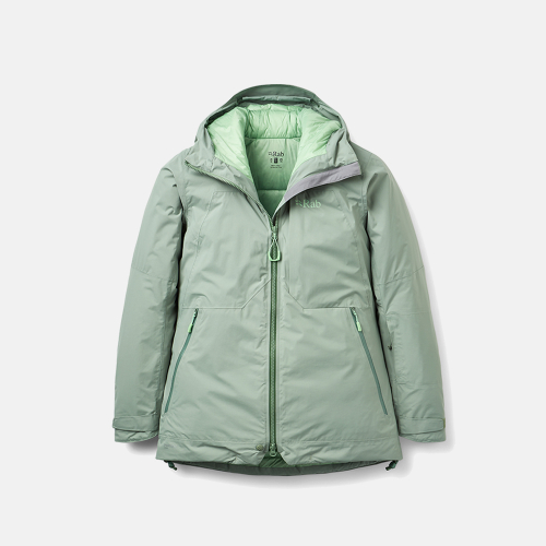 Женский пуховик Optical Dark Fig Green