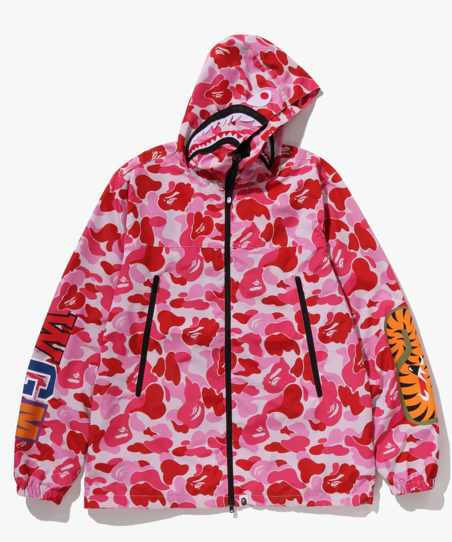 Худи на молнии ABC Camo Shark (M) PINK