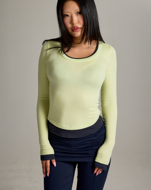 CS SOFT LAYERED TOP-067 (LIME)