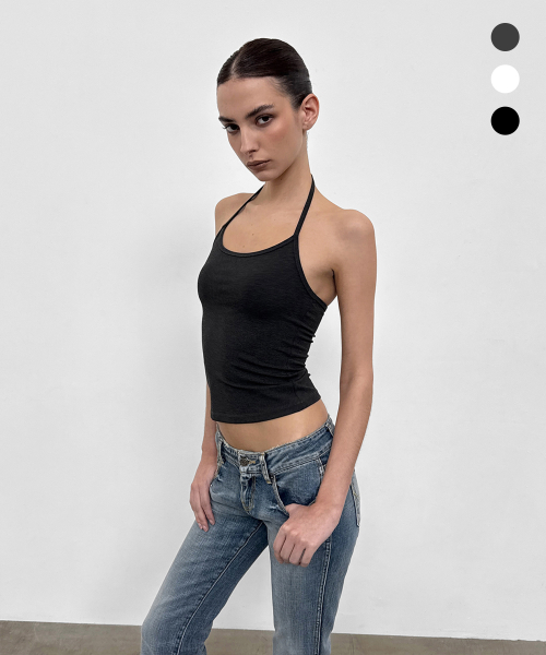 LINE.01 halter tank top_3color