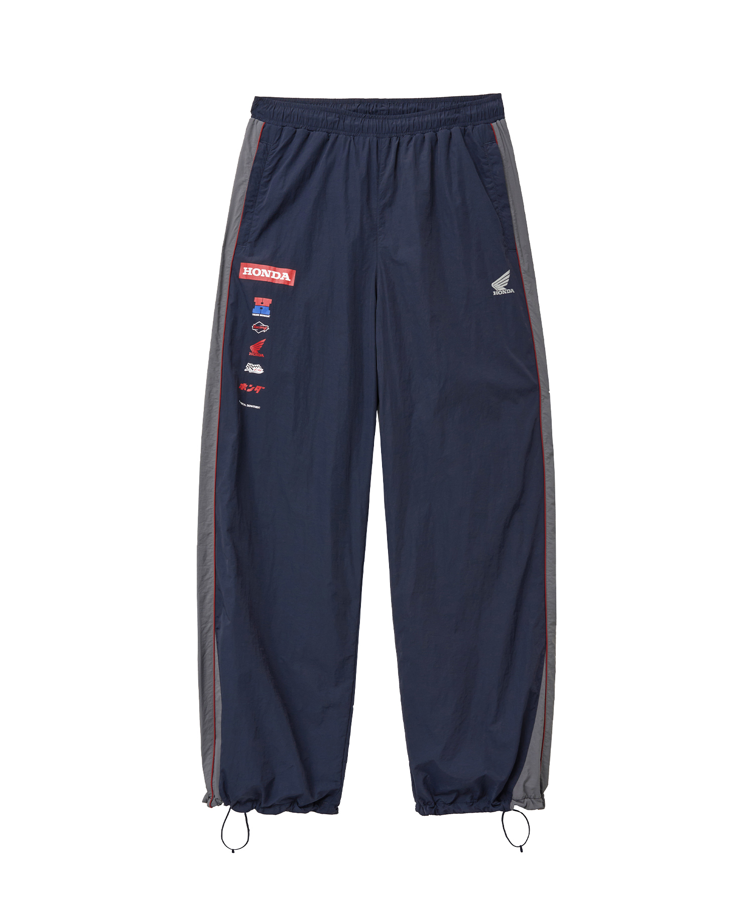 Nylon Multi Logo Pants Navy