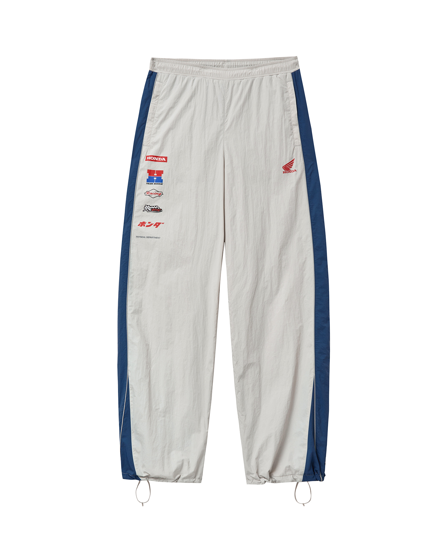 Nylon Multi Logo Pants White