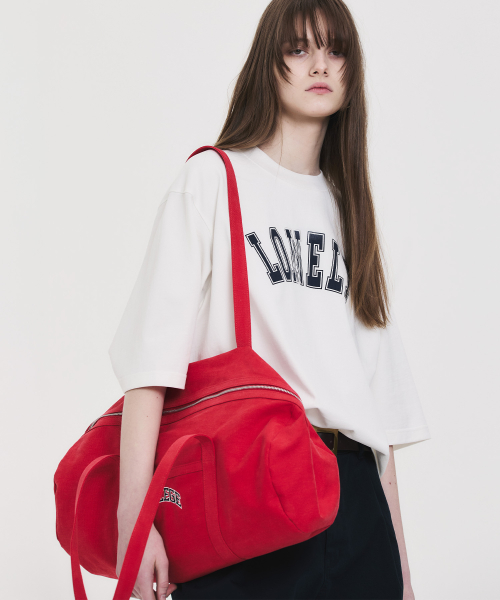 CANVAS DUFFEL BAG RED