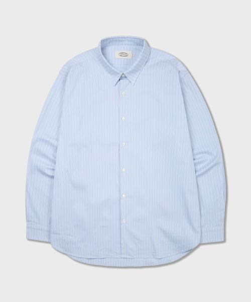 Рубашка в полоску Oliver Light Blue