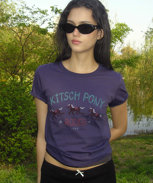 Футболка Kitsch Pony - Purple