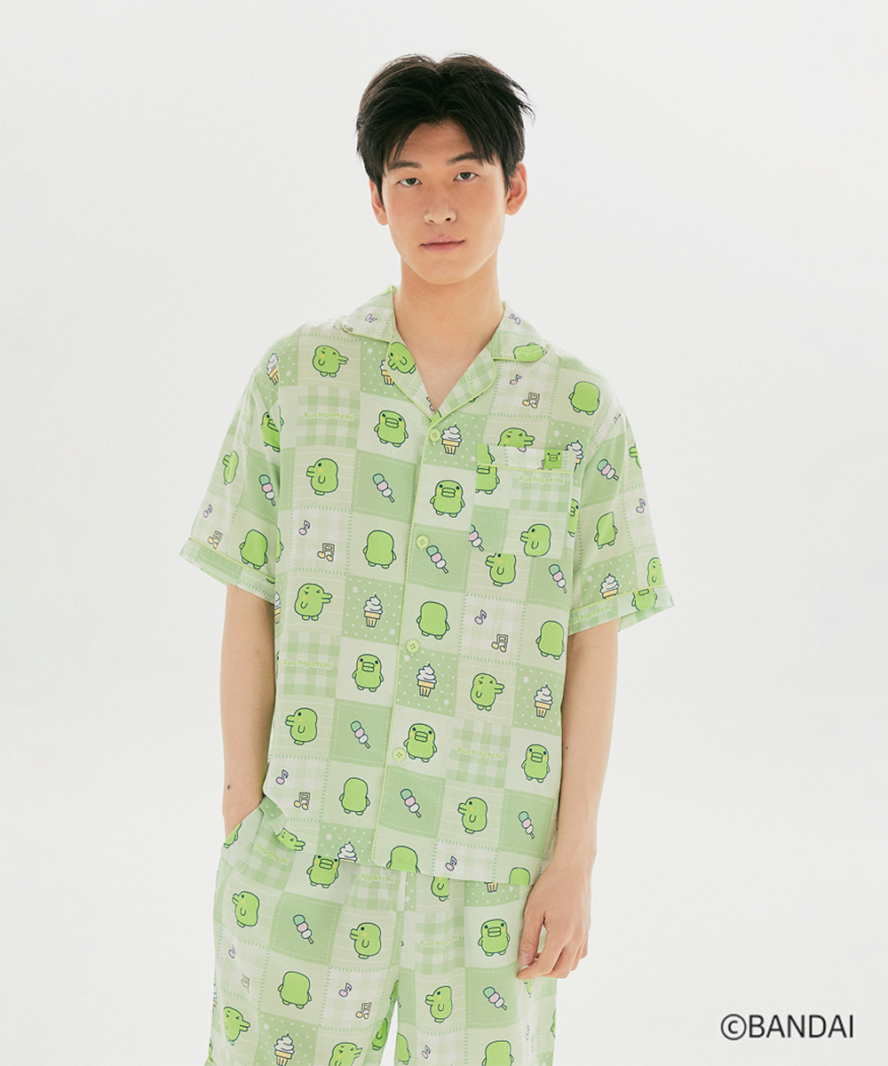 Пижама с коротким рукавом Y2K Patchwork (Green)_SPPPG25U07