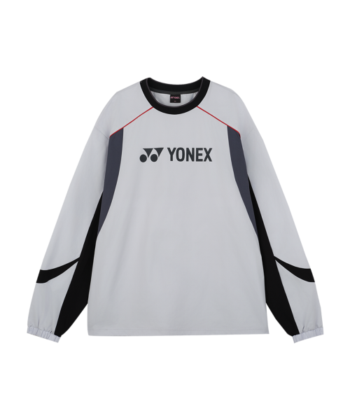 Анорак унисекс 265JJ003U Light Grey с цветным кантом